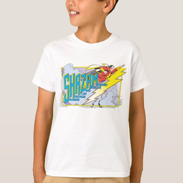 Camiseta Acrónimo de Shazam 2 (Anverso)