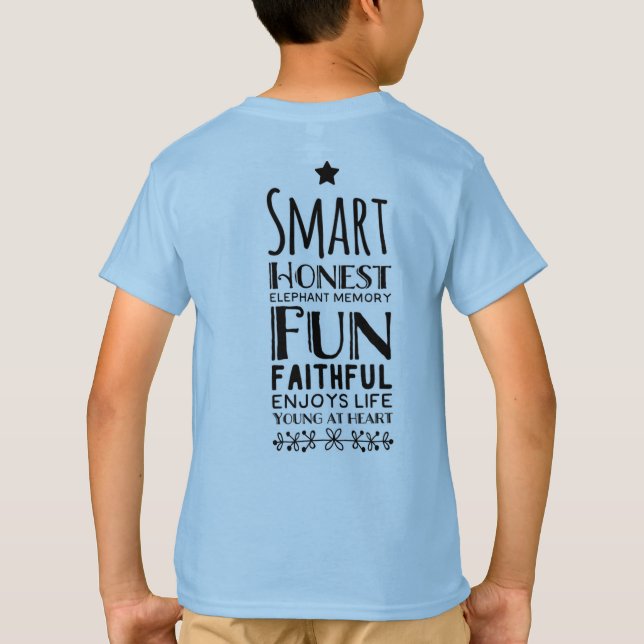 Camiseta Acrónimo de Sheffey con estrella (Reverso)