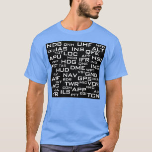 Camiseta Acrónimos aviónicos