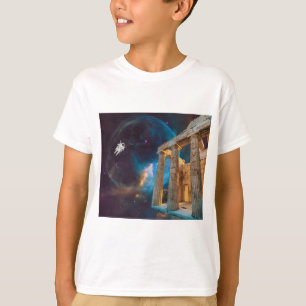 Camiseta Acrópolis de Partenón Grecia se encuentra con espa