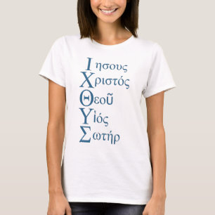 Camiseta Acrostic de IXOYE (azul)