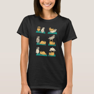 Camiseta Acroyoga con mascota pug