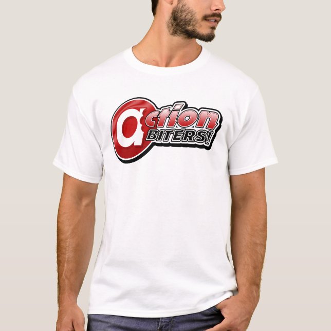 Camiseta ¡Action Biters! - Logo T (Anverso)