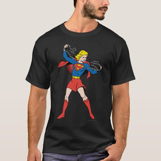 Camiseta Actitud 10 de Supergirl (Anverso)