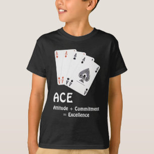 Camiseta Actitud ACE + Compromiso = Excelencia