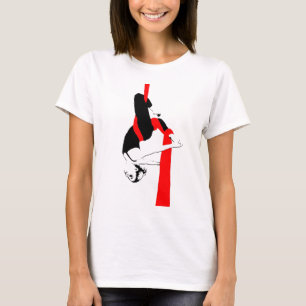 Camiseta Actitud aérea de los géminis del bailarín de la