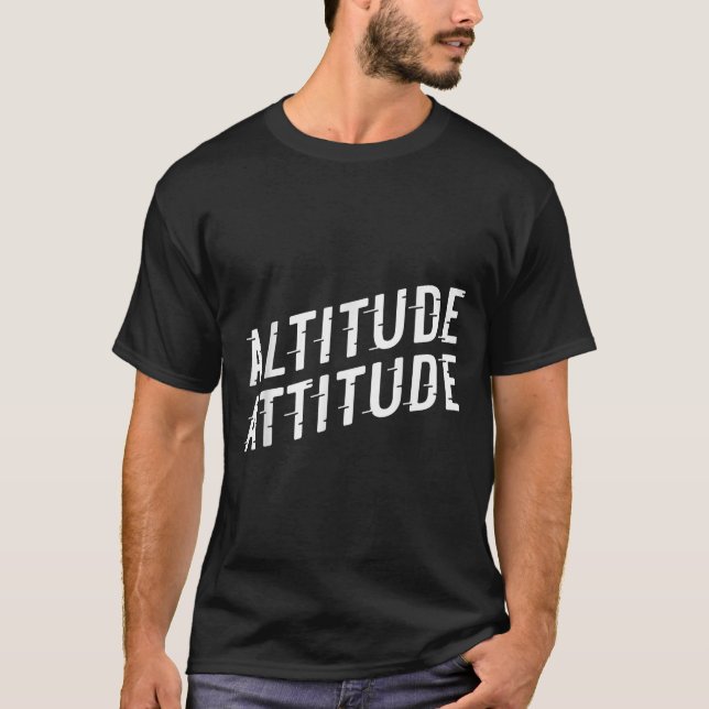 Camiseta Actitud de altitud (Anverso)