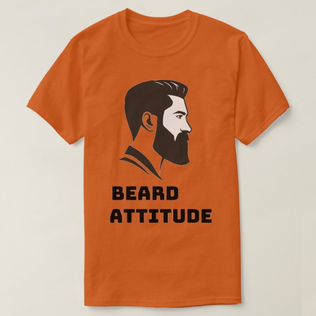 Camiseta Actitud de barba Classic TShirt (Diseño del anverso)