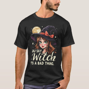 Camiseta Actitud De Brujería Sassy Spellcaster