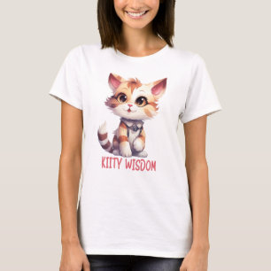 Camiseta Actitud de gato despreocupada - Diseño felino lúdi
