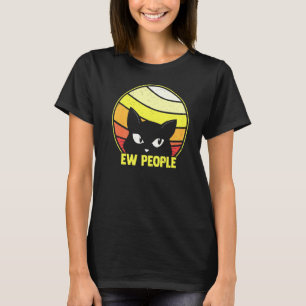 Camiseta Actitud de gato malhumorado