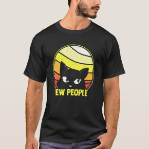 Camiseta Actitud de gato malhumorado