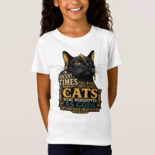 Camiseta Actitud de Gato Negro Antiguo