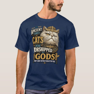 Camiseta Actitud de Gato Persa Antiguo