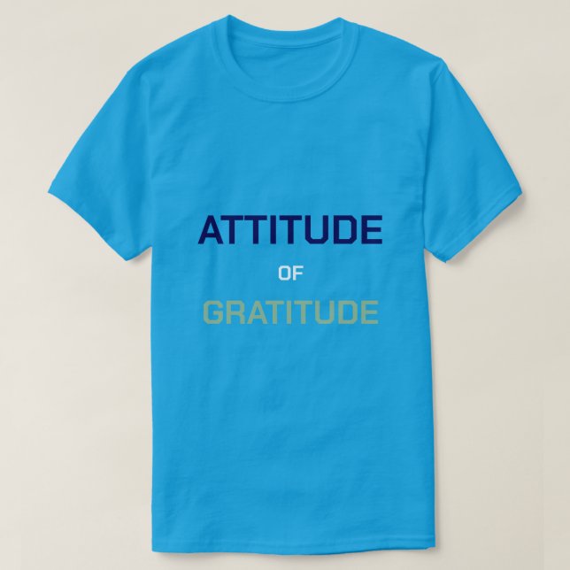 Camiseta Actitud de Gratitud (Diseño del anverso)
