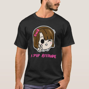 Camiseta Actitud de K Pop