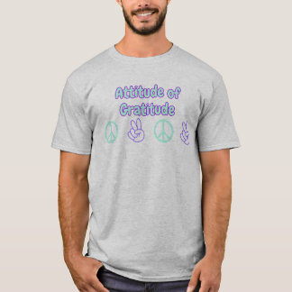 Camiseta Actitud de la vida sobria de T-Shirt masculino de 