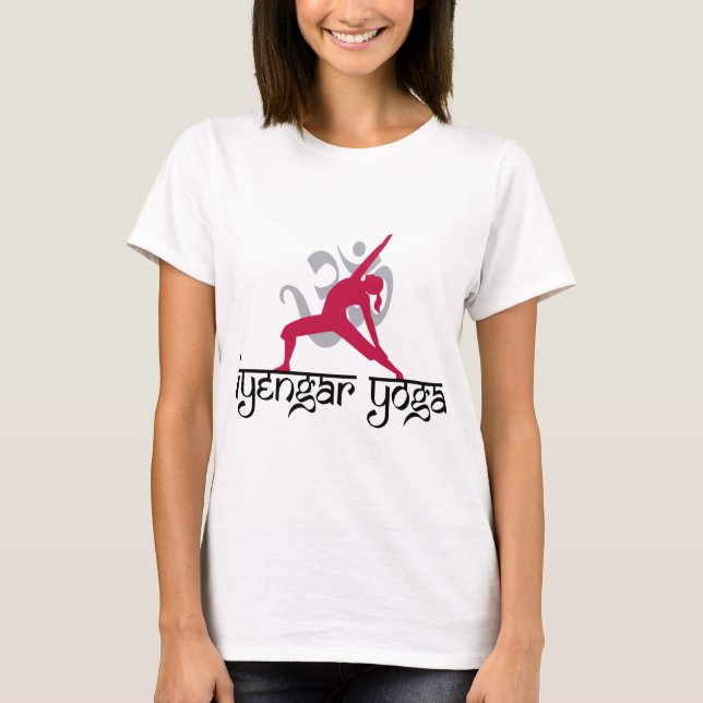 Camiseta Actitud de la yoga de Iyengar (Anverso)