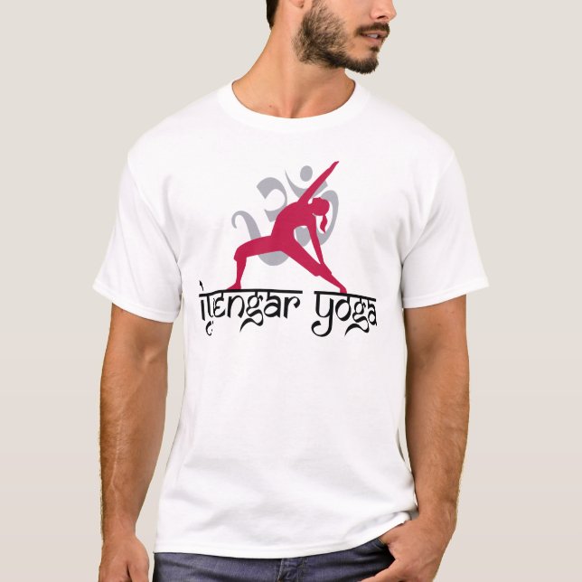 Camiseta Actitud de la yoga de Iyengar (Anverso)