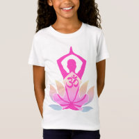 Actitud de la yoga de OM Lotus