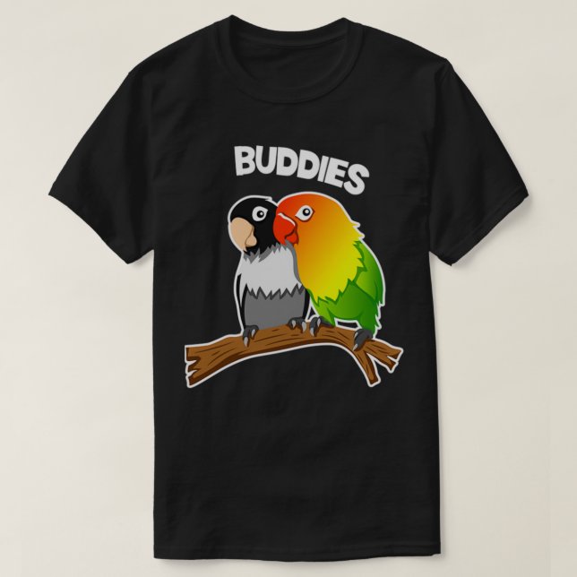 Camiseta Actitud de loro de los budistas (Diseño del anverso)