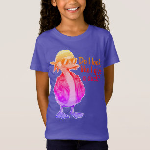 Camiseta Actitud de Pato Divertida Cita de Humor