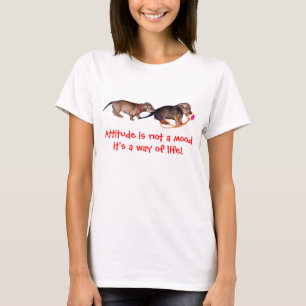 Camiseta Actitud del perro de Weiner