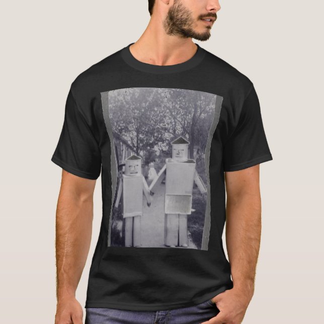 Camiseta actitud del robot (Anverso)