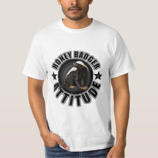 Camiseta Actitud fresca del tejón de miel para la gente