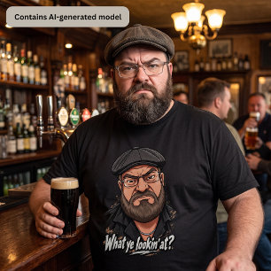 Camiseta Actitud Gruñona – ¿Qué Estás Mirando?
