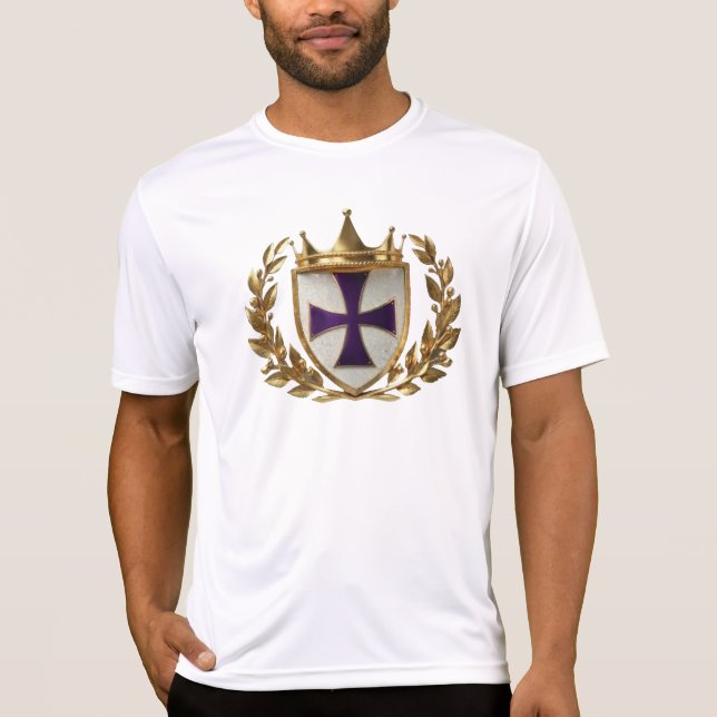Camiseta Activa Escudo Cresta de Guirnalda (Anverso)