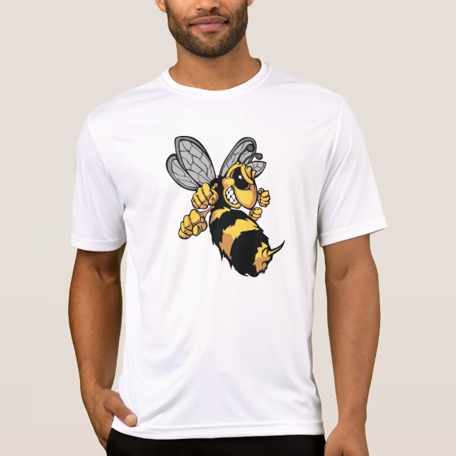 Camiseta activa para hombre de la abeja muy (Anverso)