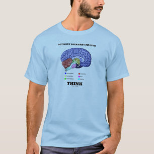 Camiseta Activa tu pensamiento sobre la materia gris (cereb