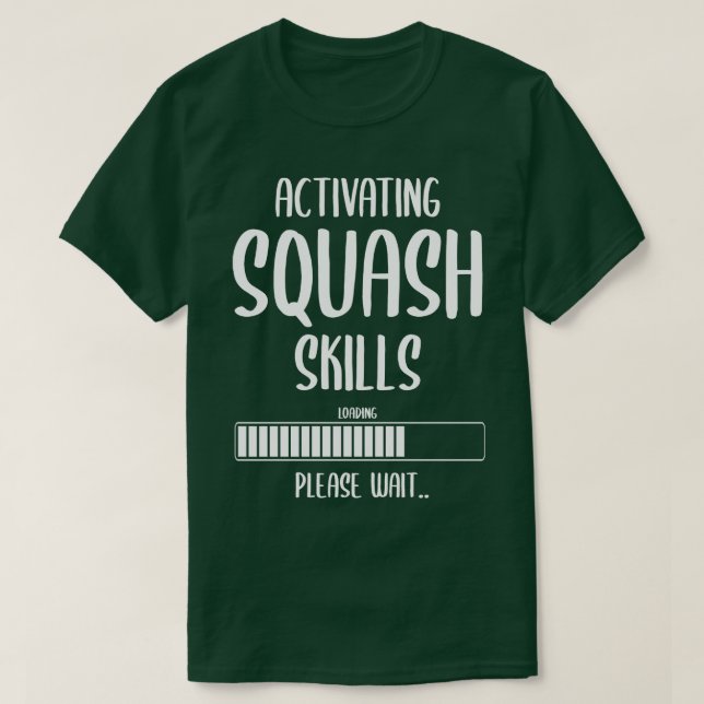 Camiseta Activación de habilidades de squash (Diseño del anverso)
