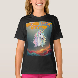 Camiseta activada por la energía del unicornio