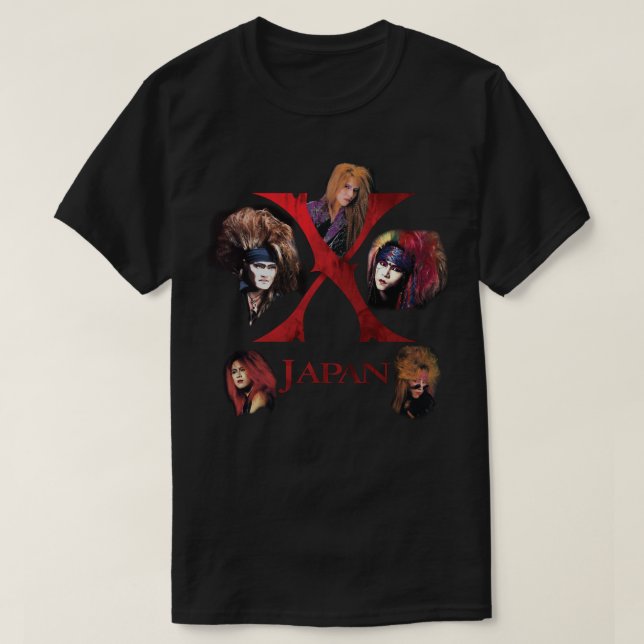 Camiseta Active Horror Makeup Style Experience X Japan 1988 (Diseño del anverso)