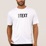 Camiseta Activewear para competidor Sport-Tek masc<br><div class="desc">Añade Tu Texto Aquí Plantilla Mens Sport-Tek Competitor Activewear Camiseta Blanca.</div>