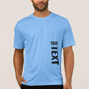 Camiseta Activewear Sport Tek Mens Moderno Big Font Texto