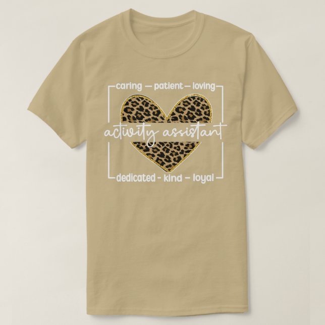 Camiseta Actividad Auxiliar de Actividades Regalo Semana Pr (Diseño del anverso)