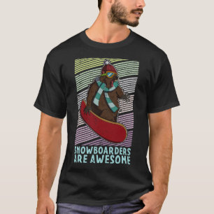 Camiseta Actividad competitiva del Snowboard Skip Snowboard