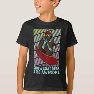 Camiseta Actividad competitiva del Snowboard Skip Snowboard