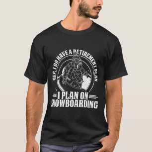 Camiseta Actividad competitiva del Snowboard Skip Snowboard