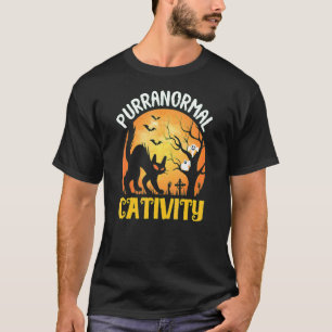 Camiseta Actividad Purranormal Actividad paranormal Gato Ne