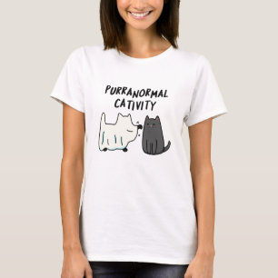 Camiseta Actividad Purranormal Divertida Broma de Halloween