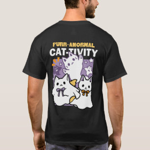 Camiseta Actividad purranormal para gatos - Diseño de gatos