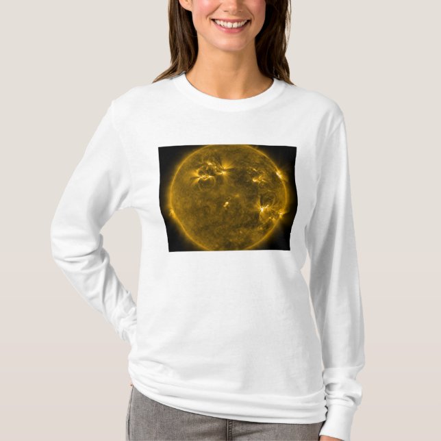 Camiseta Actividad solar al sol 4 (Anverso)