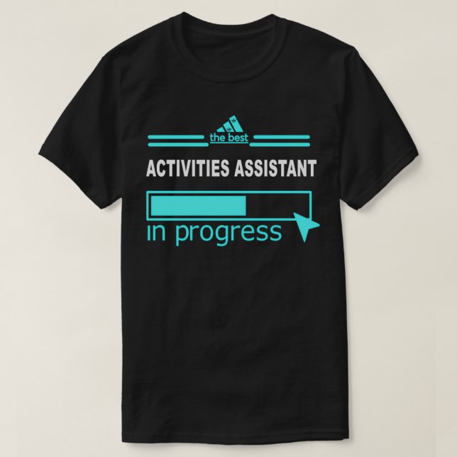 CAMISETA ACTIVIDADES DE ASISTENCIA EN PROGRESO AZUL (Diseño del anverso)