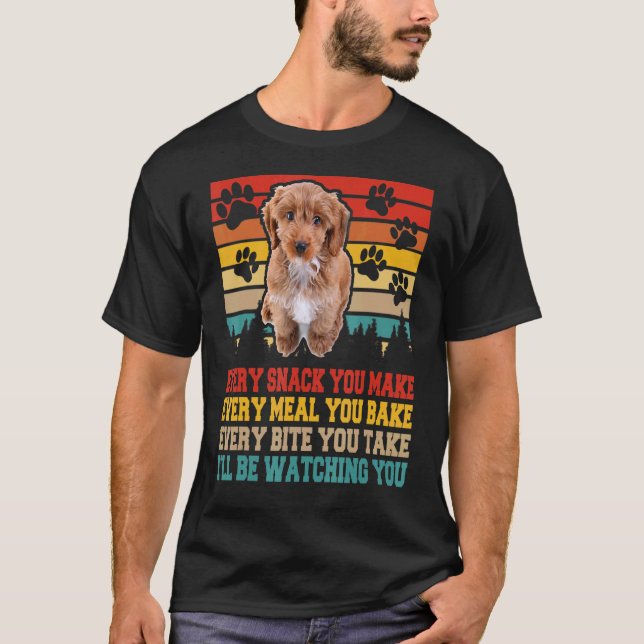 Camiseta Actividades de perros Cockapoo a juego con perros (Anverso)