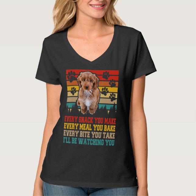 Camiseta Actividades de perros Cockapoo a juego con perros (Anverso)