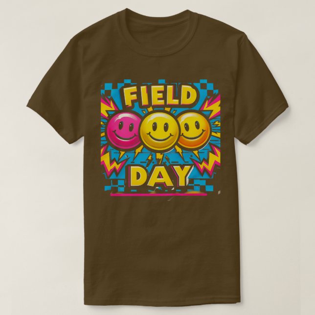 Camiseta Actividades Escolares En El Día De Los Juegos Esco (Diseño del anverso)